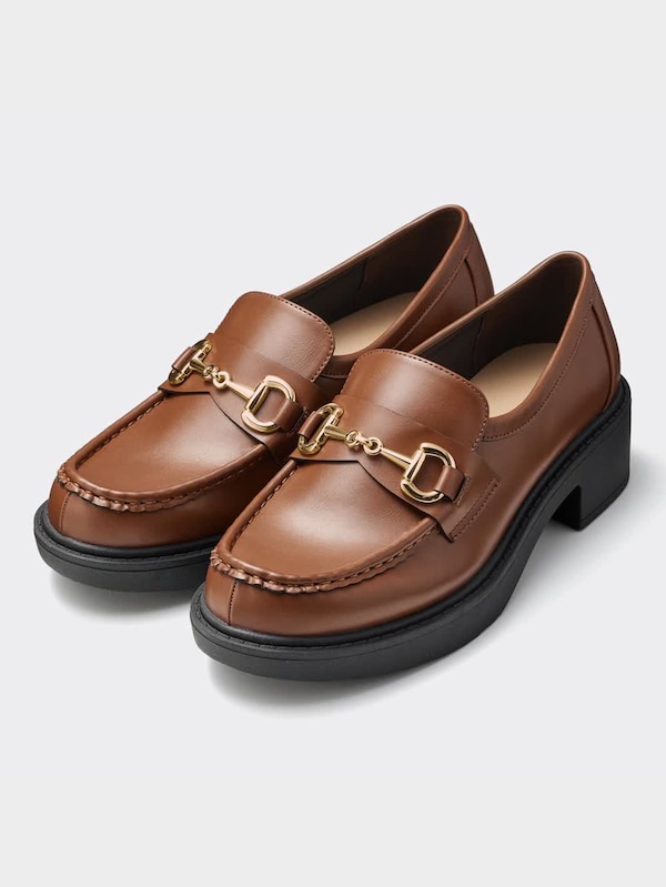 ボリュームソールビットローファー