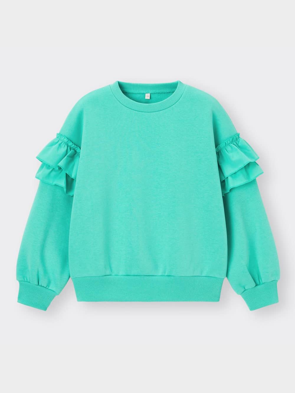 その他 mini GU公式 | GIRLSスウェットフリルプルオーバー(長袖)