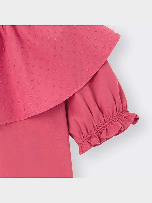 GIRLSラッフルカラーT(5分袖)