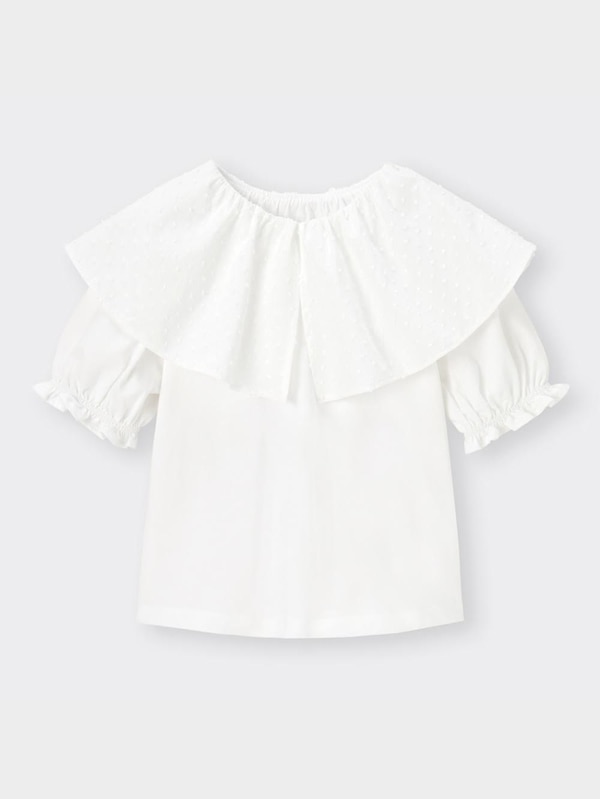 GIRLSラッフルカラーT(5分袖)