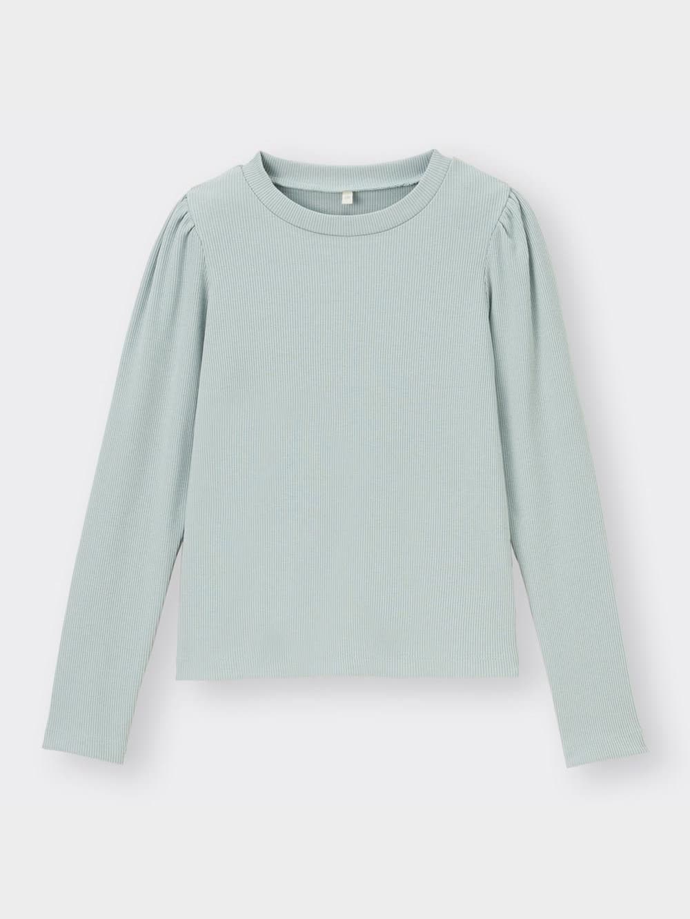 きゃん　1113 GU公式 | GIRLSリブTセットジャンパードレス(長袖)