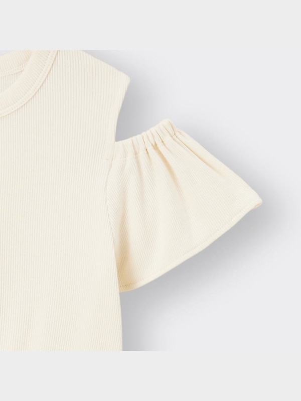 GIRLS布帛ドッキングワンピース(半袖)