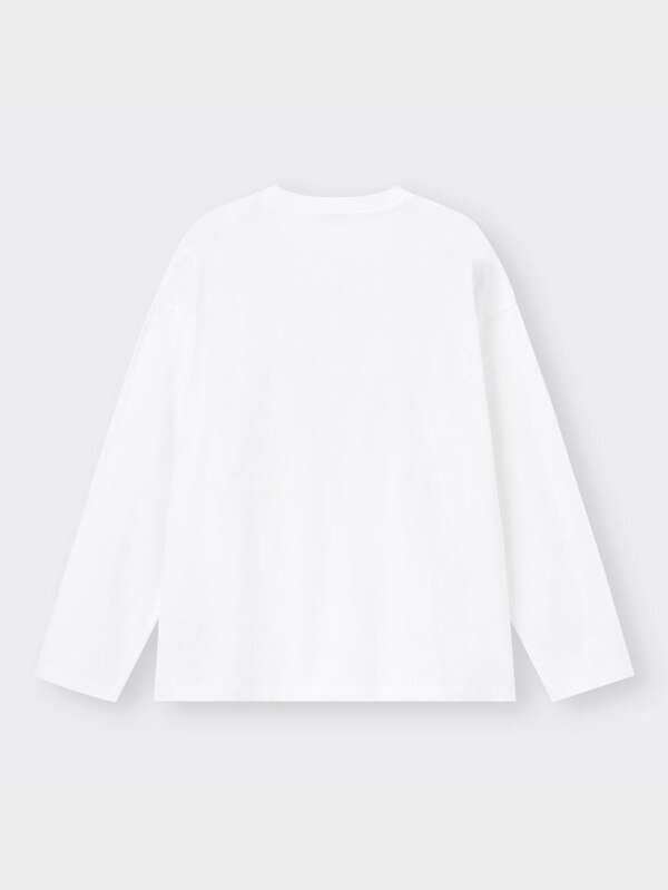 GIRLSグラフィックT(長袖)(ロゴ)JR+E