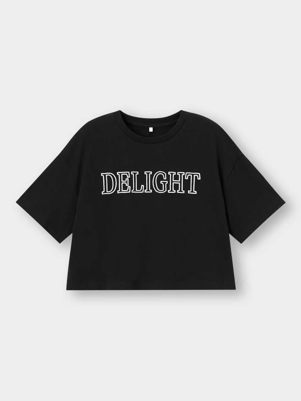 applek7様確認用ページです GU公式 | GIRLSクロップドT(半袖)(ロゴ)JR+E