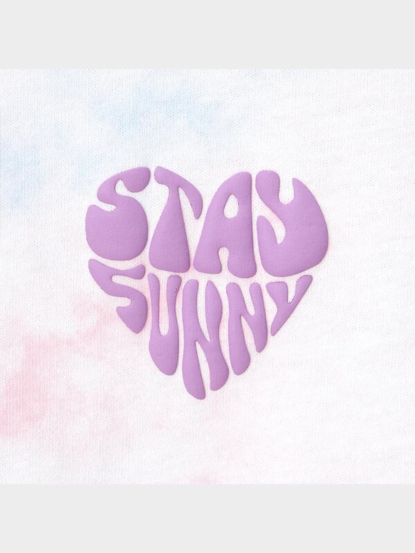 GIRLSクロップドT(半袖)(タイダイ)JR+E