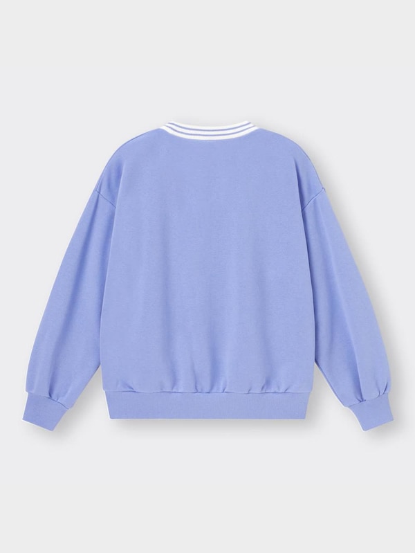 GIRLSビッグスウェットプルオーバー(長袖)(ロゴ)JR+E