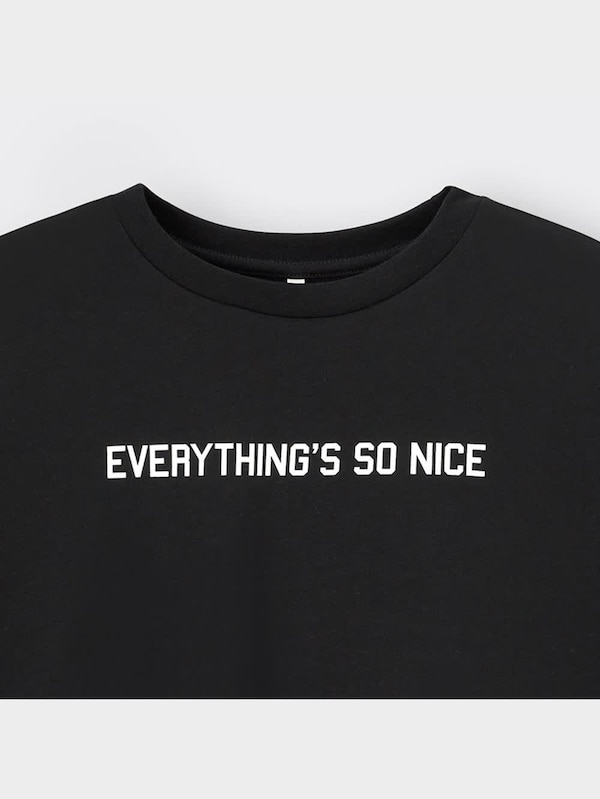 GIRLSクロップドT(半袖)(バックプリント)JR+E