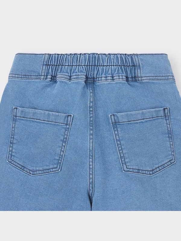 GIRLSストレッチデニムハイウエストショートパンツJR+E