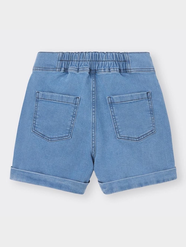 GIRLSストレッチデニムハイウエストショートパンツJR+E