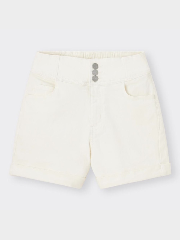 GIRLSストレッチデニムハイウエストショートパンツJR+E