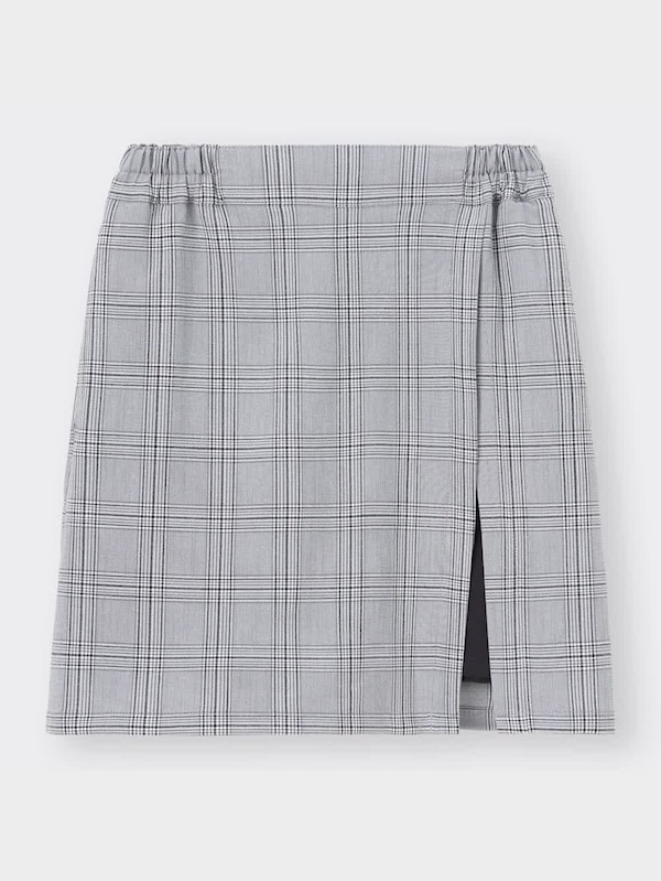 GIRLSチェックラップスカートパンツJR+E