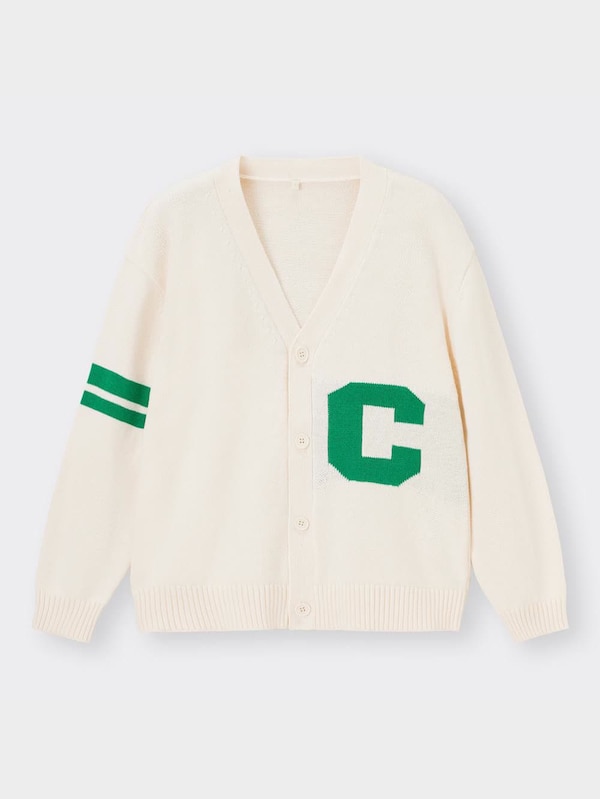 GIRLSウォッシャブルオーバーサイズカーディガン長袖JR+E