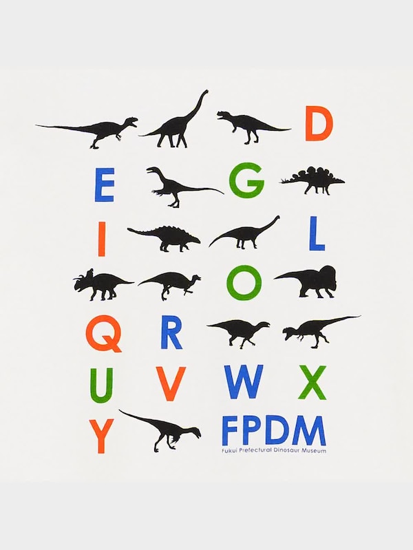 KIDS(男女兼用)グラフィックT(半袖) Fukui Prefectural Dinosaur Museum 1