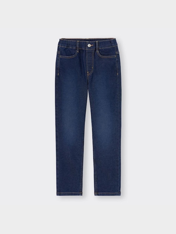 KIDS(男女兼用)のびのびデニムストレートパンツ