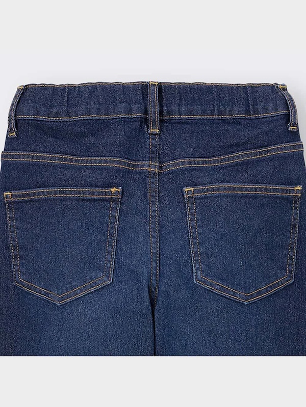 KIDS(男女兼用)のびのびデニムストレートパンツ