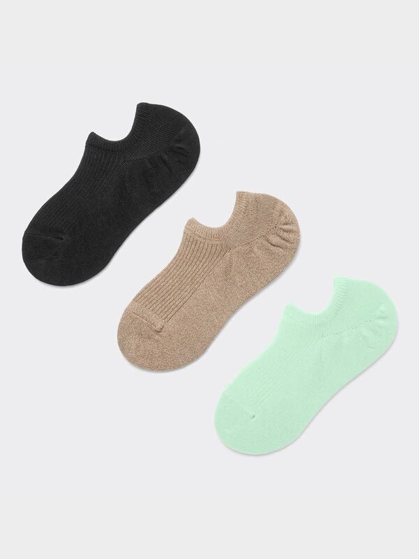 リブベリーショートソックス3P(カラー)