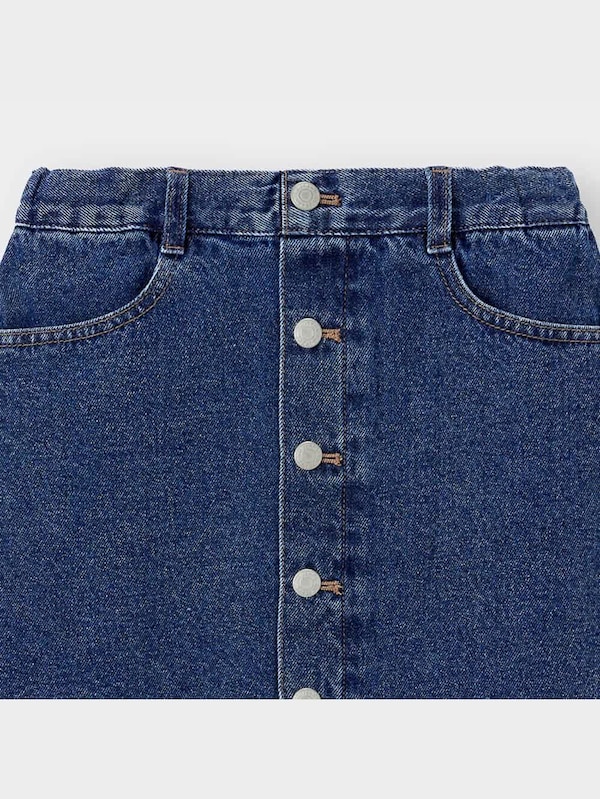 GIRLSデニムフロントボタンスカート