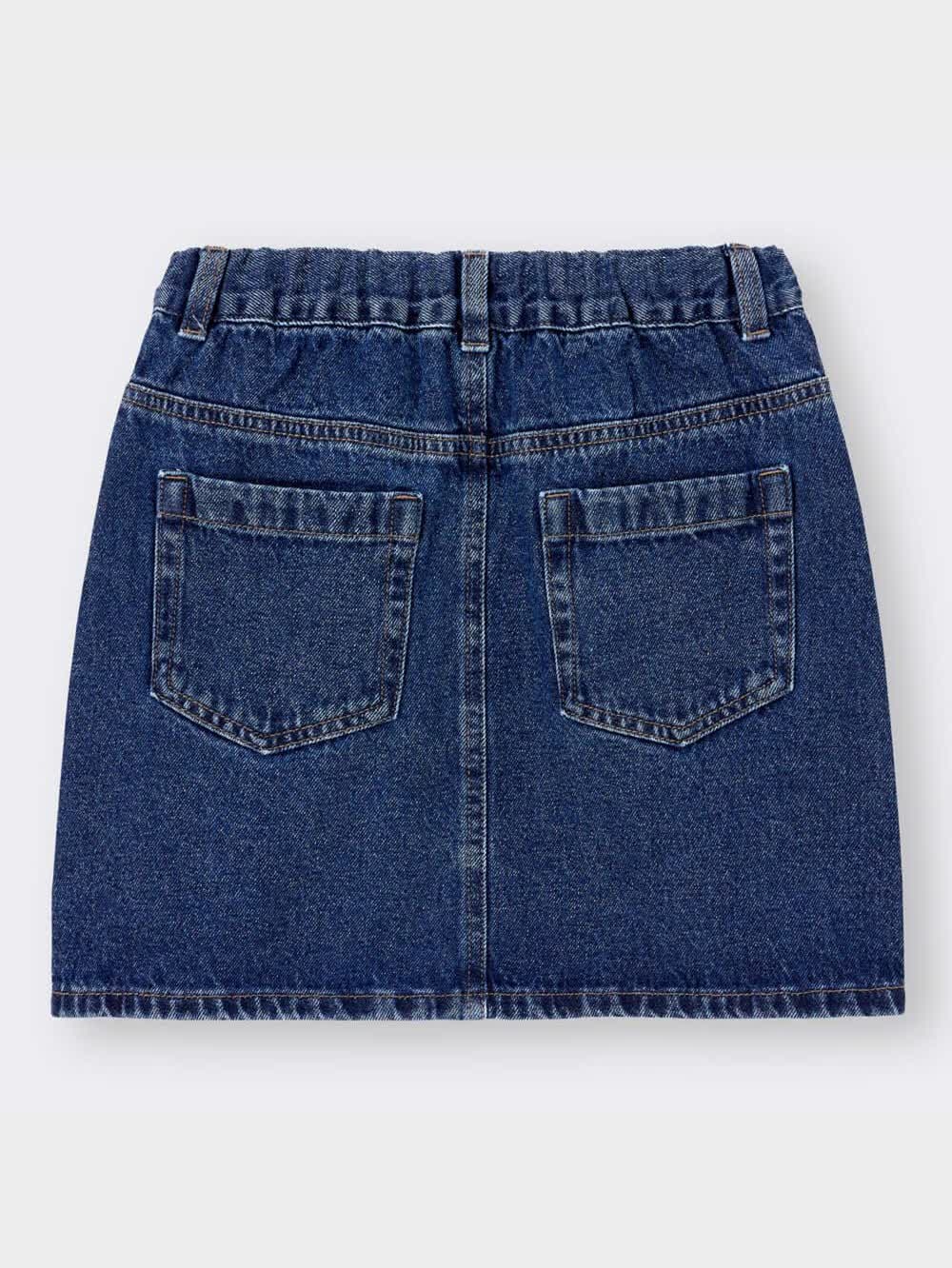 GUCCI デニムスカート ボタンフロント ROSETTA GETTY｜フロントボタンデニムスカート