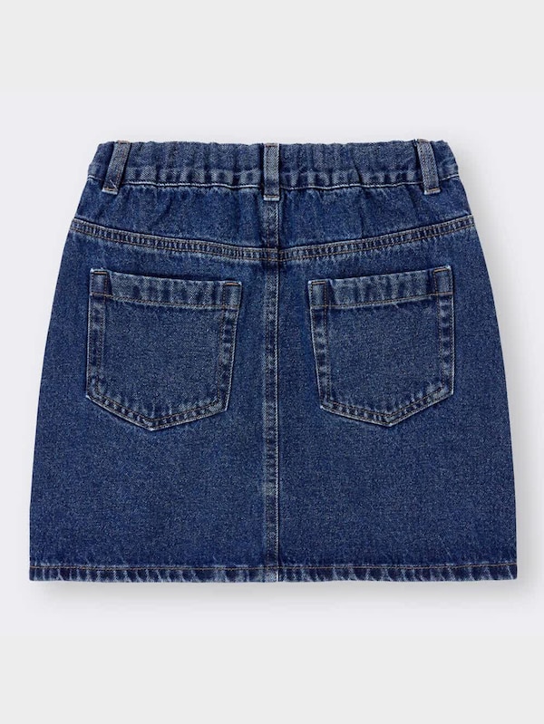 GIRLSデニムフロントボタンスカート