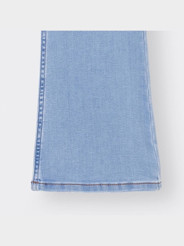 GIRLSのびのびデニムフレアパンツ