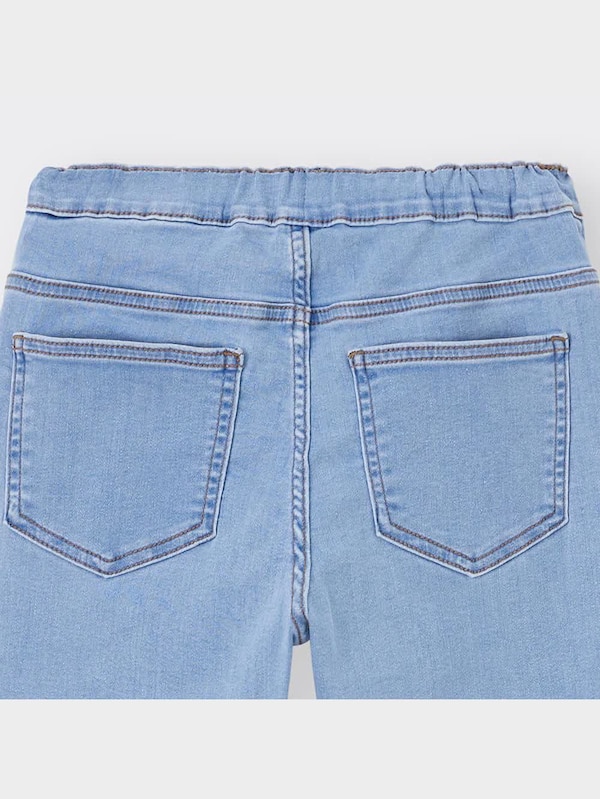 GIRLSのびのびデニムフレアパンツ