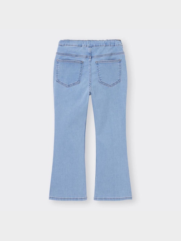 GIRLSのびのびデニムフレアパンツ