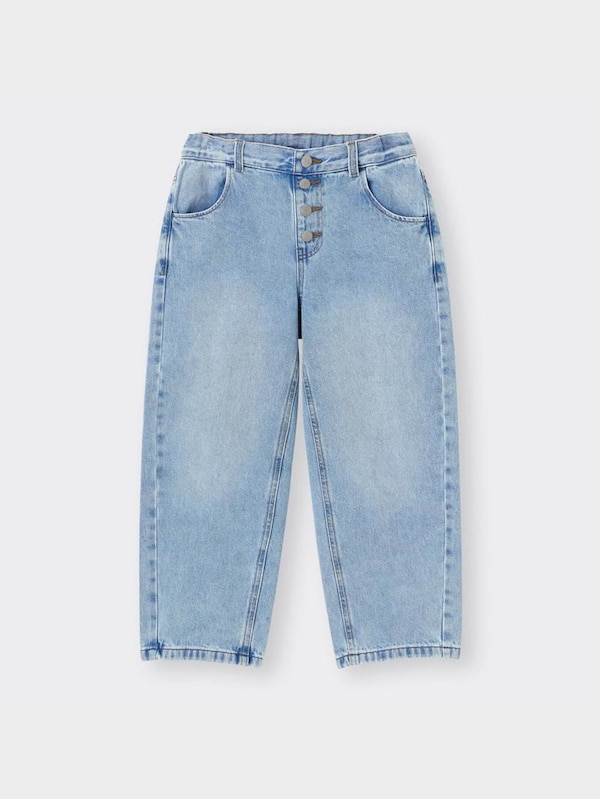 GIRLSデニムプルオンバギーパンツ