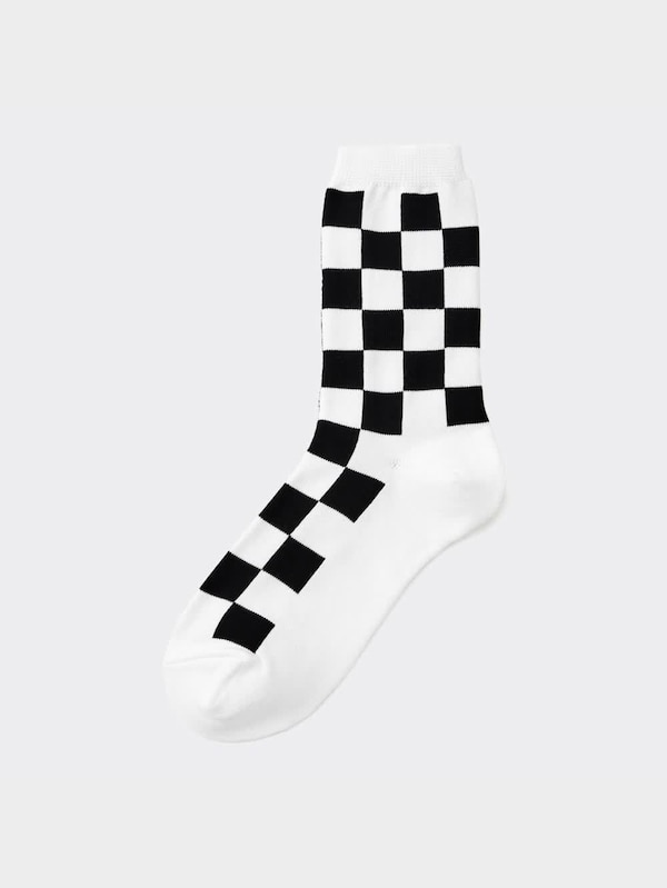 クルーソックス(チェッカー)+E