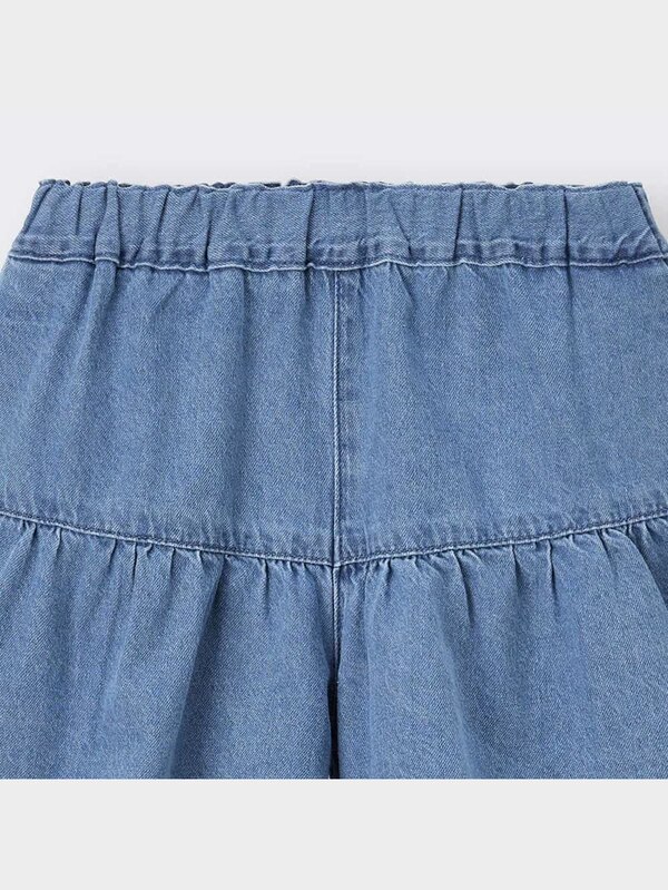 GIRLSデニムティアードキュロット