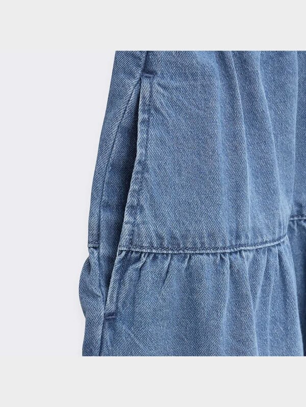 GIRLSデニムティアードキュロット