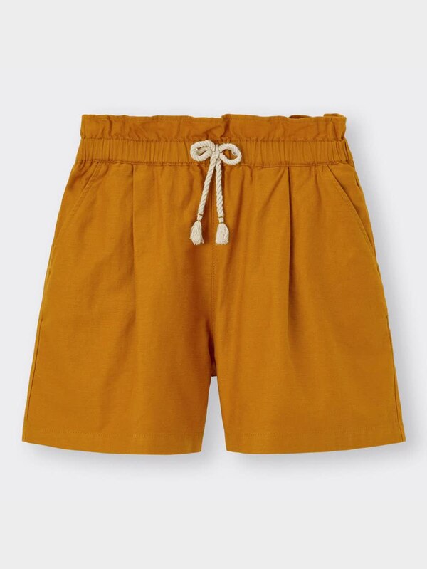 GIRLSリネンブレンドショートパンツ