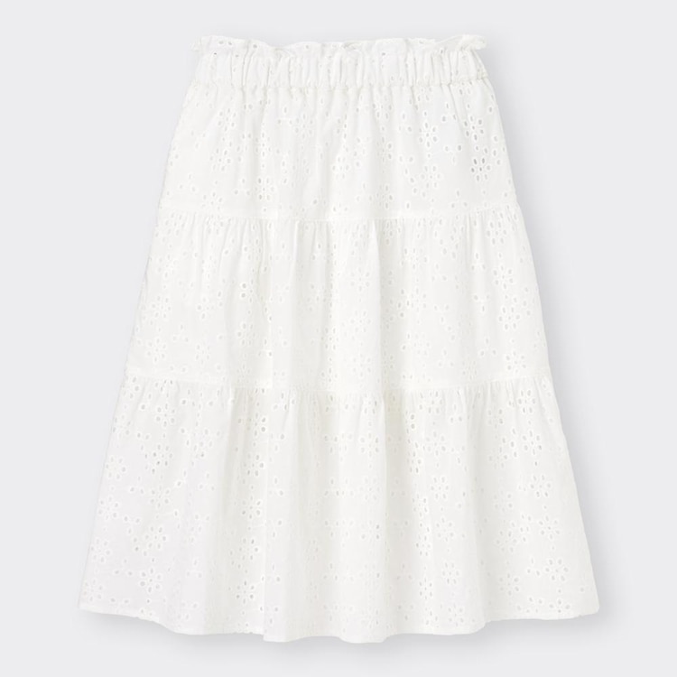 オープニング大セール】 GU ティアードスカート 130サイズ