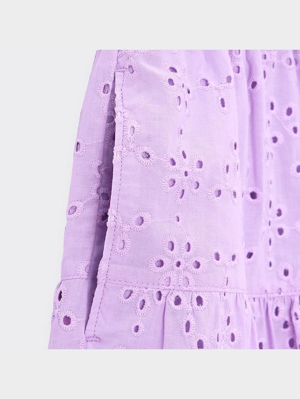 GIRLSコットンレースティアードスカート(セットアップ可能)