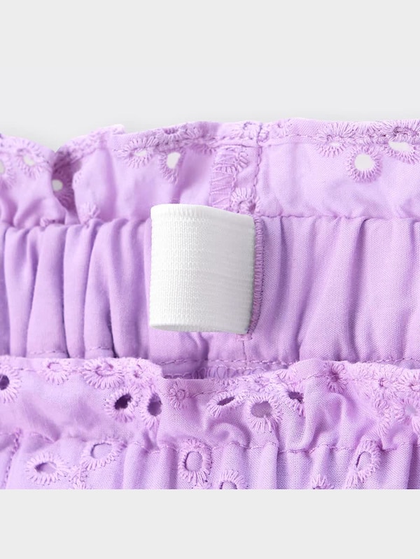 GIRLSコットンレースティアードスカート(セットアップ可能)