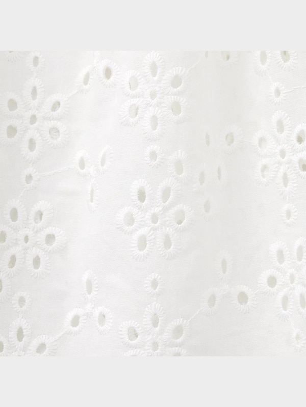 GIRLSコットンレースティアードスカート(セットアップ可能)