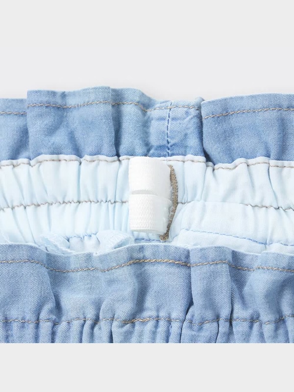 GIRLSライトデニムプルオンワイドパンツ