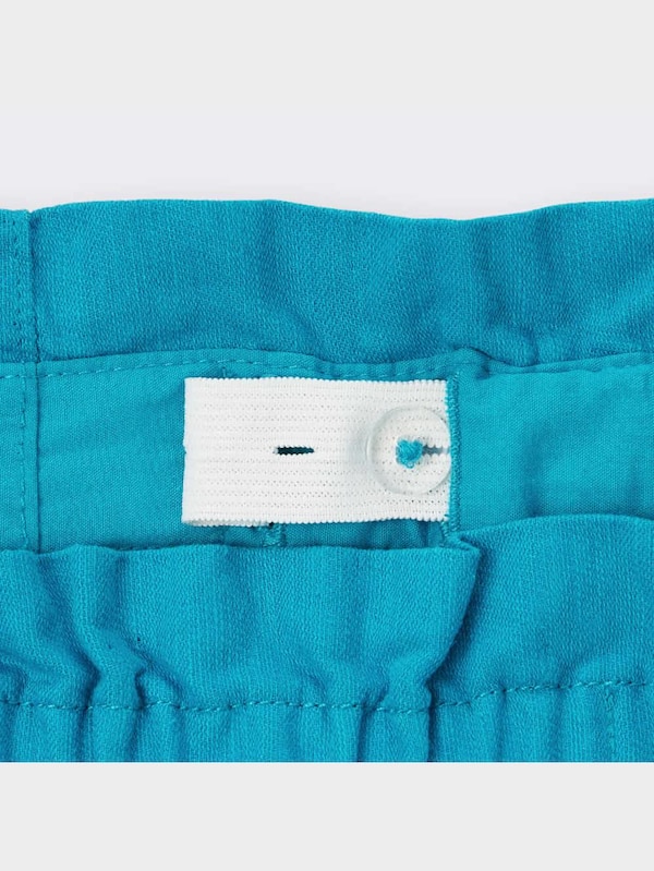 GIRLSリネンブレンドプルオンワイドパンツ