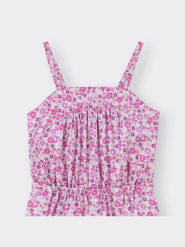 GIRLSフラワープリントサロペットショートパンツ