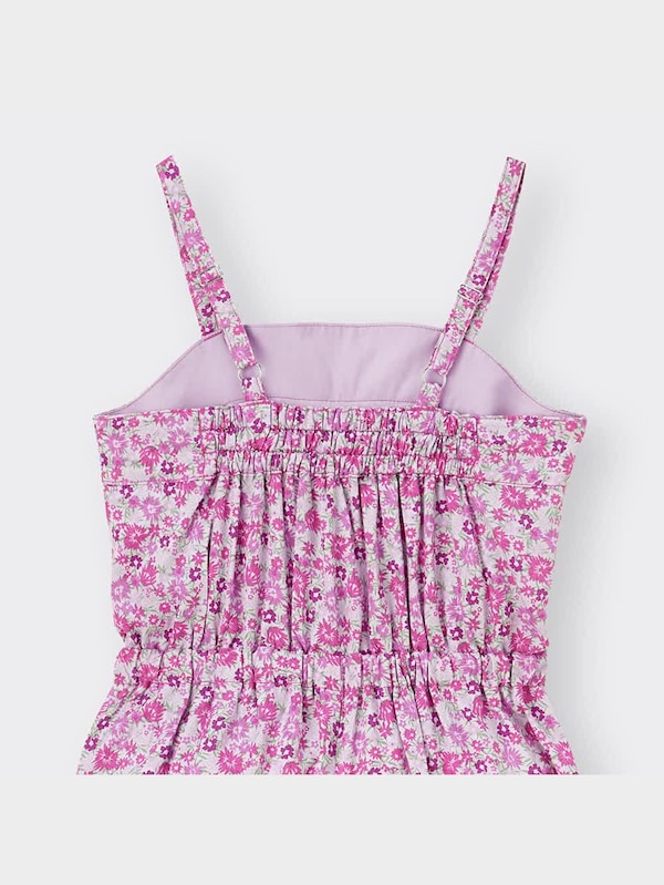 GIRLSフラワープリントサロペットショートパンツ