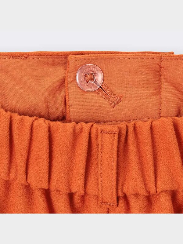 起毛タックテーパードパンツ+EC(丈長め71.5cm)