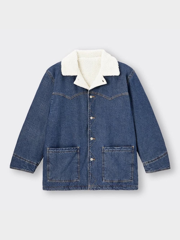 デニムオーバーサイズランチコートNT+E