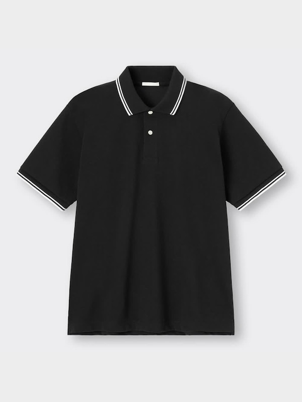 ドライポロシャツ(半袖)(ライン)+E