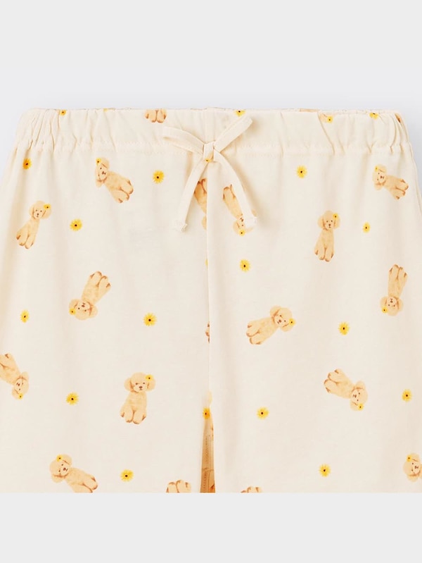 GIRLSラウンジセット(半袖&ショートパンツ)(トイプードル)