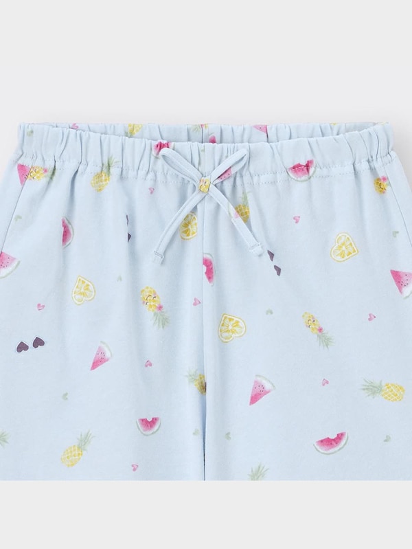 GIRLSラウンジセット(半袖&ショートパンツ)(フルーツ)