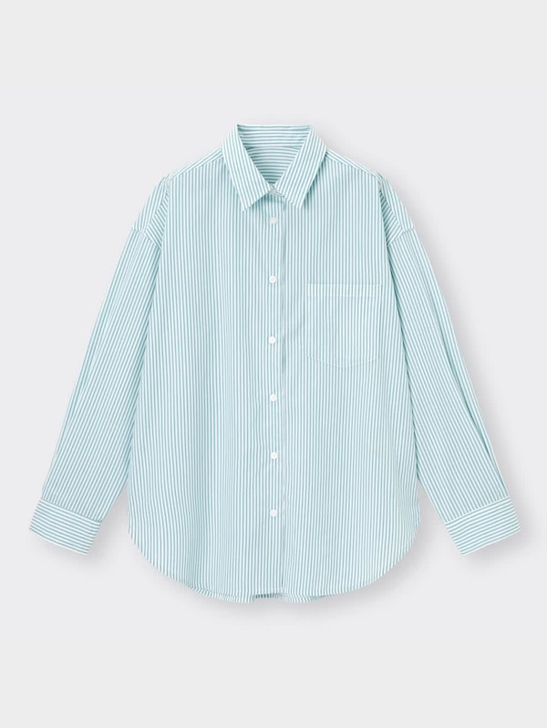 ストライプオーバーサイズシャツ(長袖)