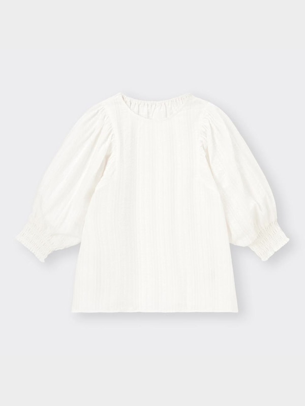 GIRLSボリュームスリーブブラウス(7分袖)