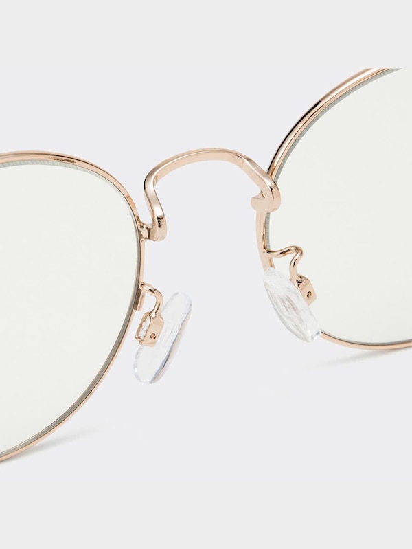 UVカットラウンドメタルグラス