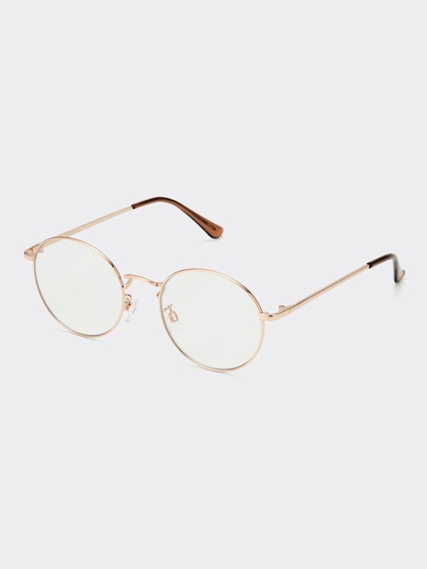 UVカットラウンドメタルグラス