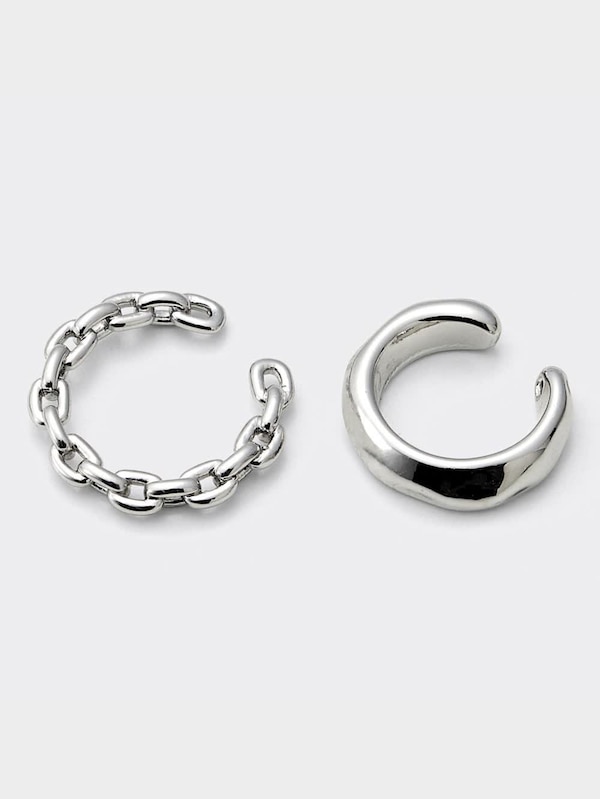 パフモチーフイヤーカフセット4P