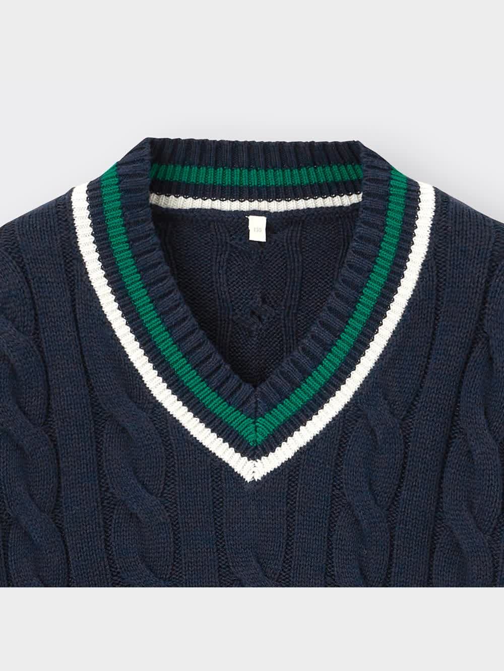 GU公式 | KIDS(男女兼用)ウォッシャブルチルデンセーター(長袖)